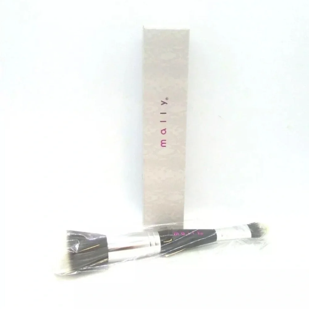 Mally Beauty Dual-Ended Face and Eye Brush NIB